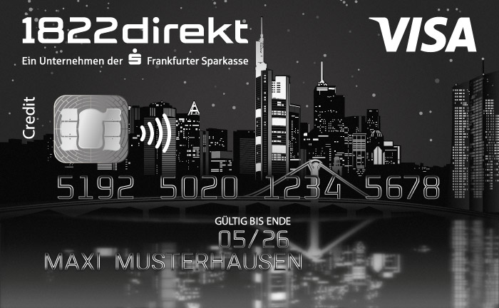 1822 Direkt Visa Gold Kreditkarte beantragen Einfache Anleitung
