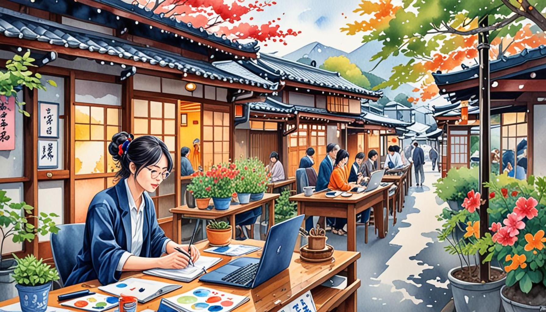 日本におけるリモートワークの革命：専門家のための新しい収入の展望