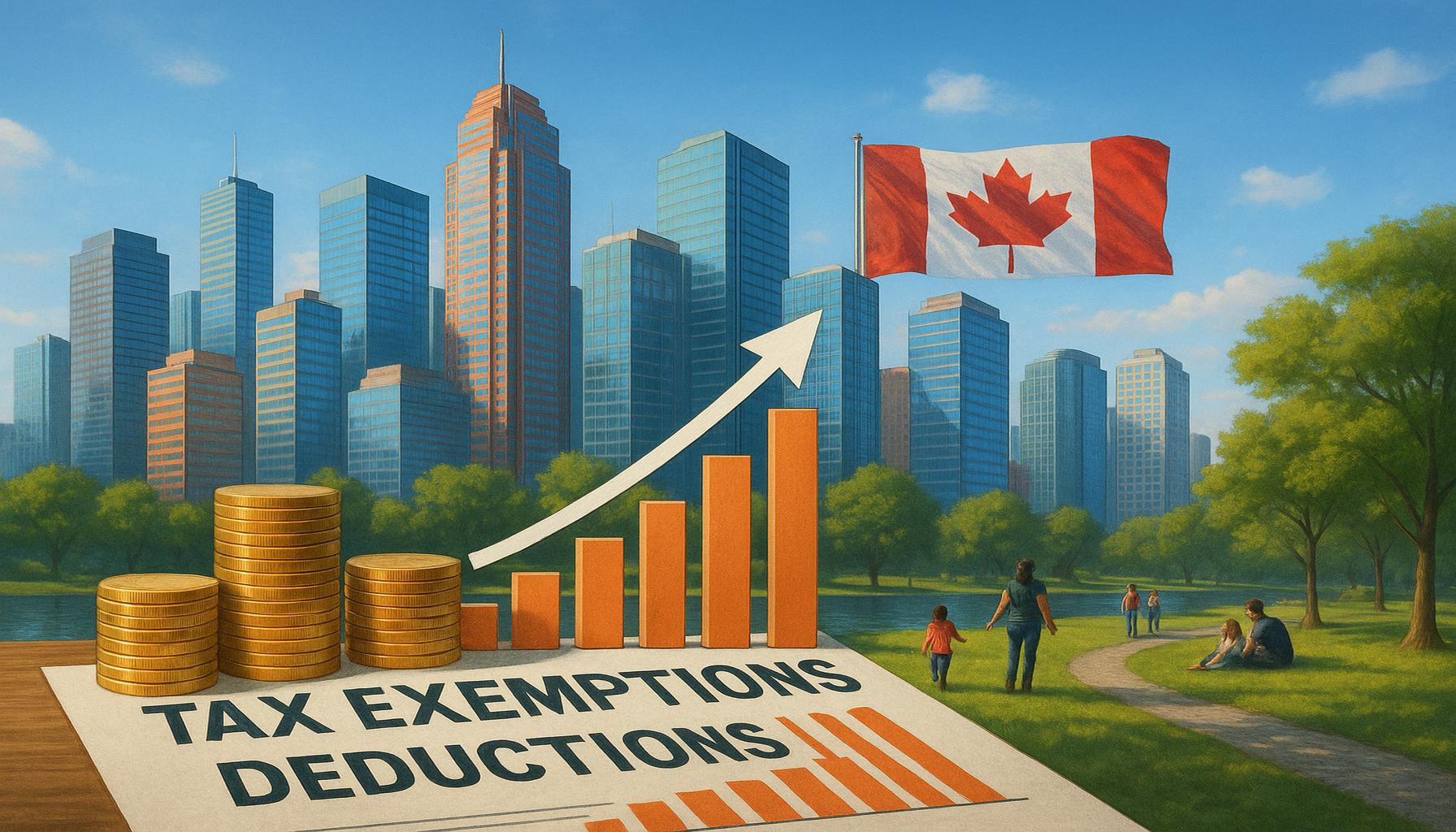 The Effect of Tax Exemptions and Deductions on Investment Optimization in Canada